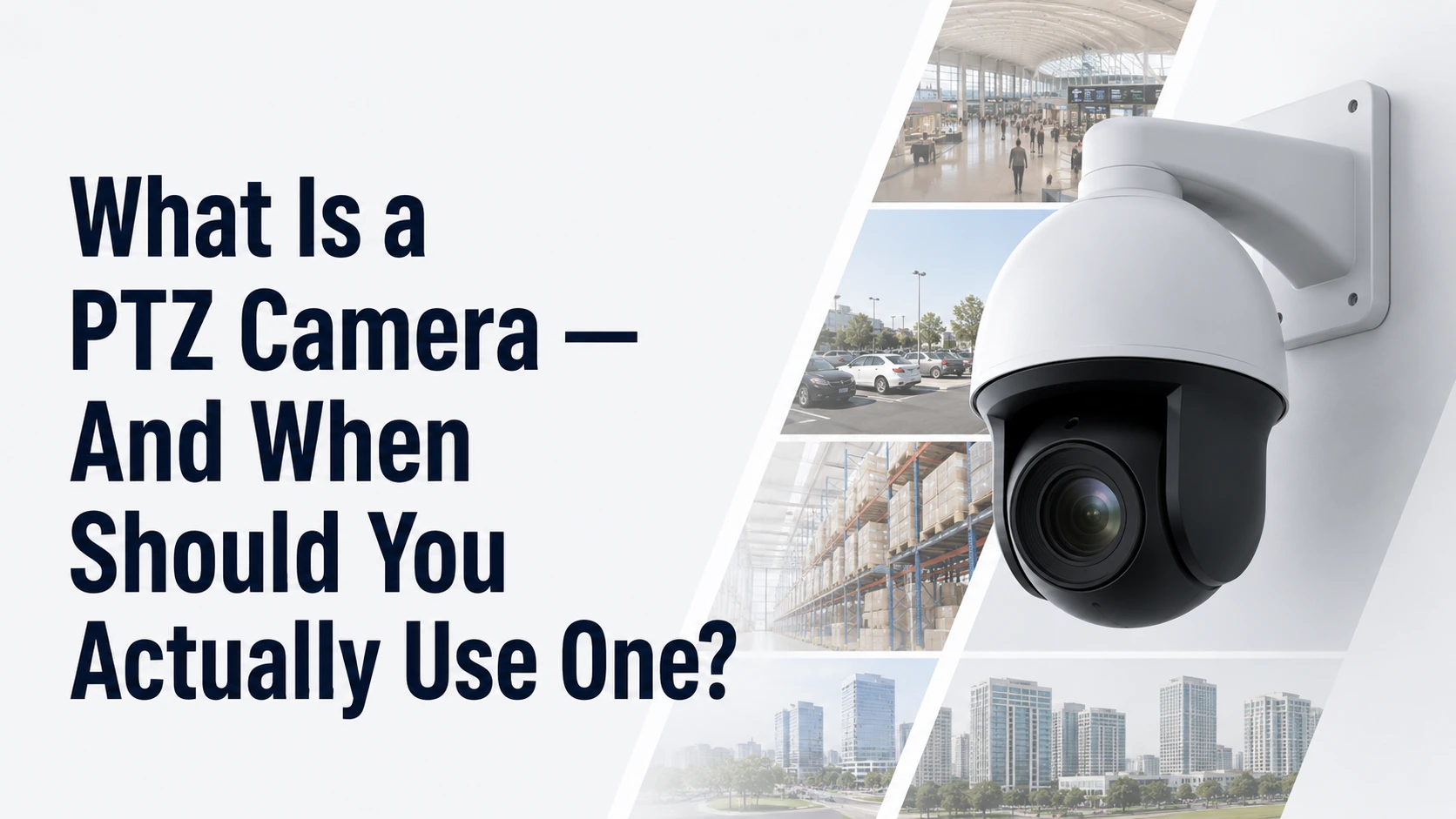 What Is a PTZ Camera — And When Should You Actually Use One?