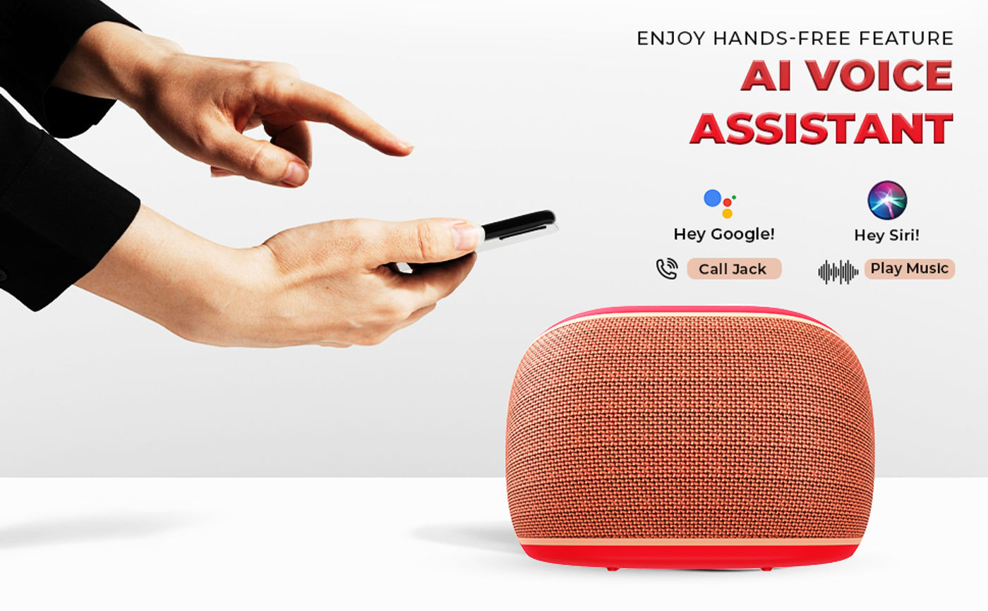 Lapcare Pulse Wireless Bluetooth Speaker LBS-333 Red