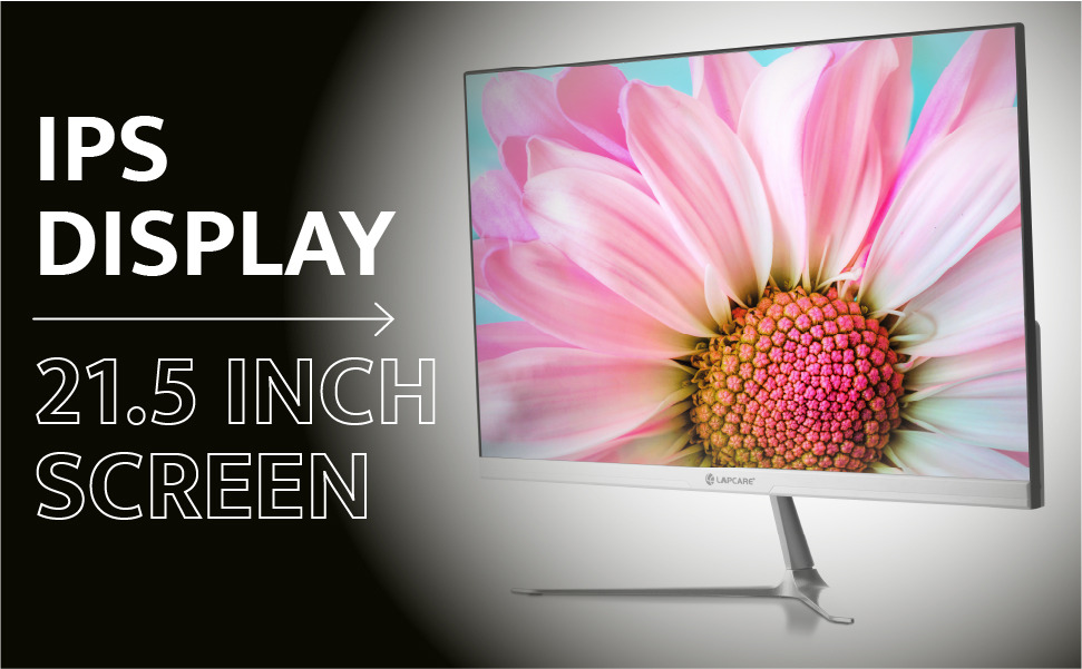 Lapcare LED Monitor LM22WHD (54.61CM) VGA HDMI