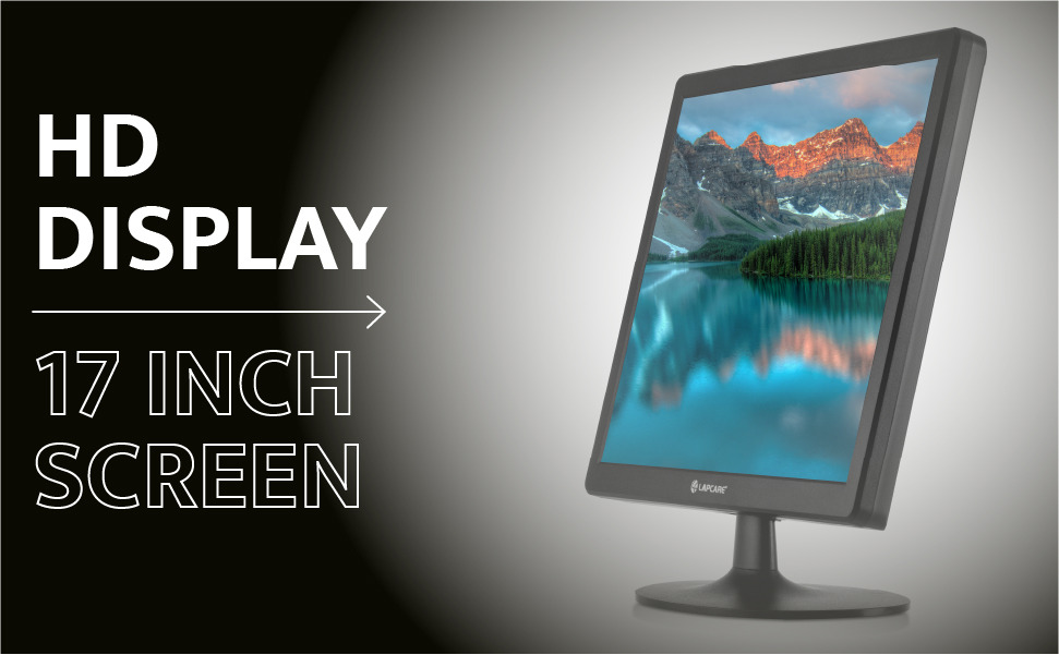 Lapcare LED Monitor LM18WD-SQ 43.18CM (VGA HDMI)