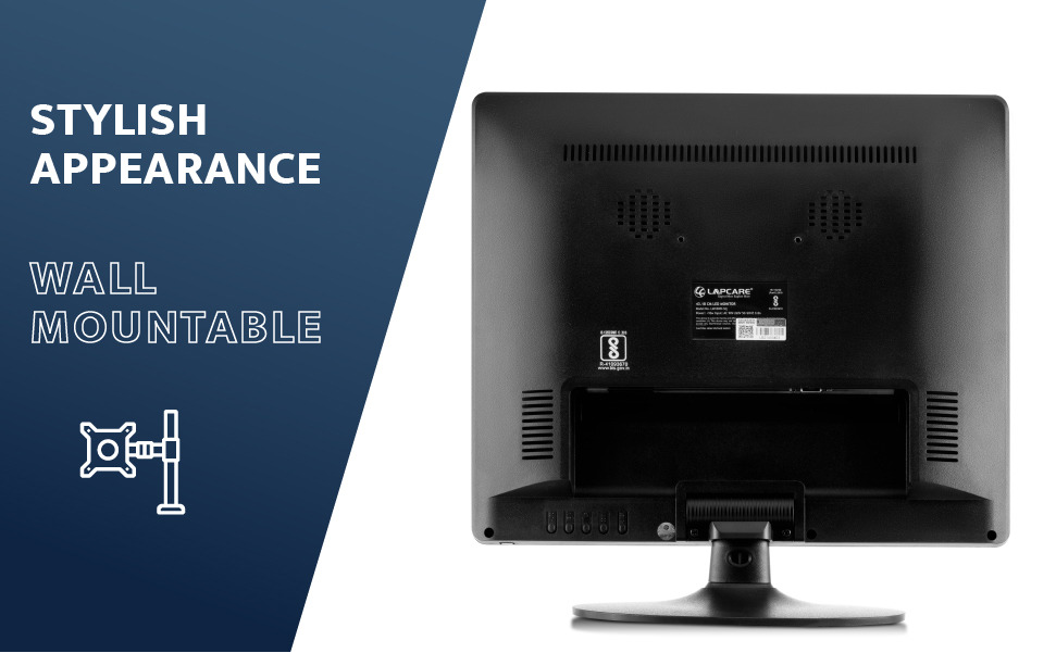 Lapcare LED Monitor LM18WD-SQ 43.18CM (VGA HDMI)