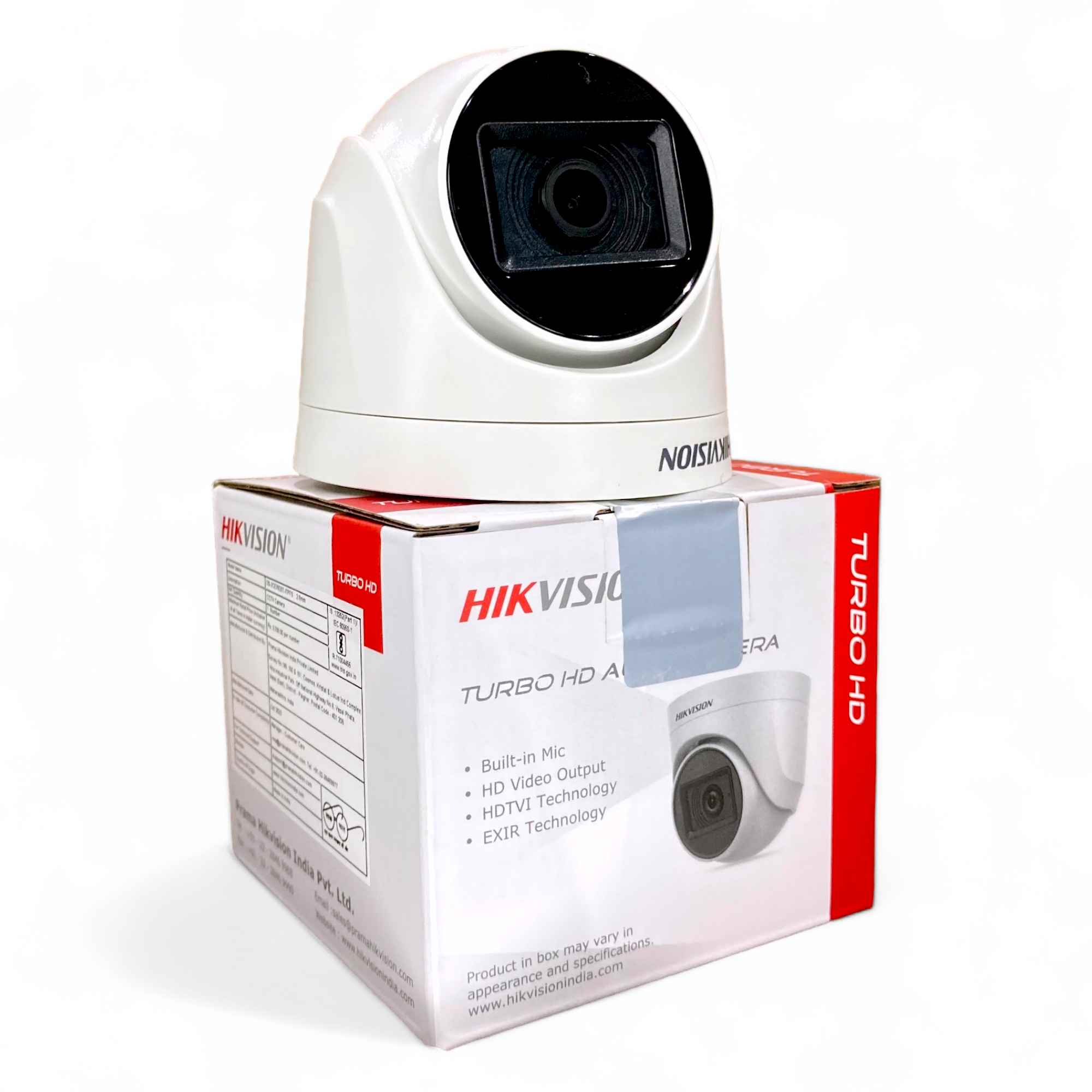 HIKVISION 2MP Ultra-HD IR Wired Built-In Mic Dome Camera DS-2CE76D0T-ITPFS