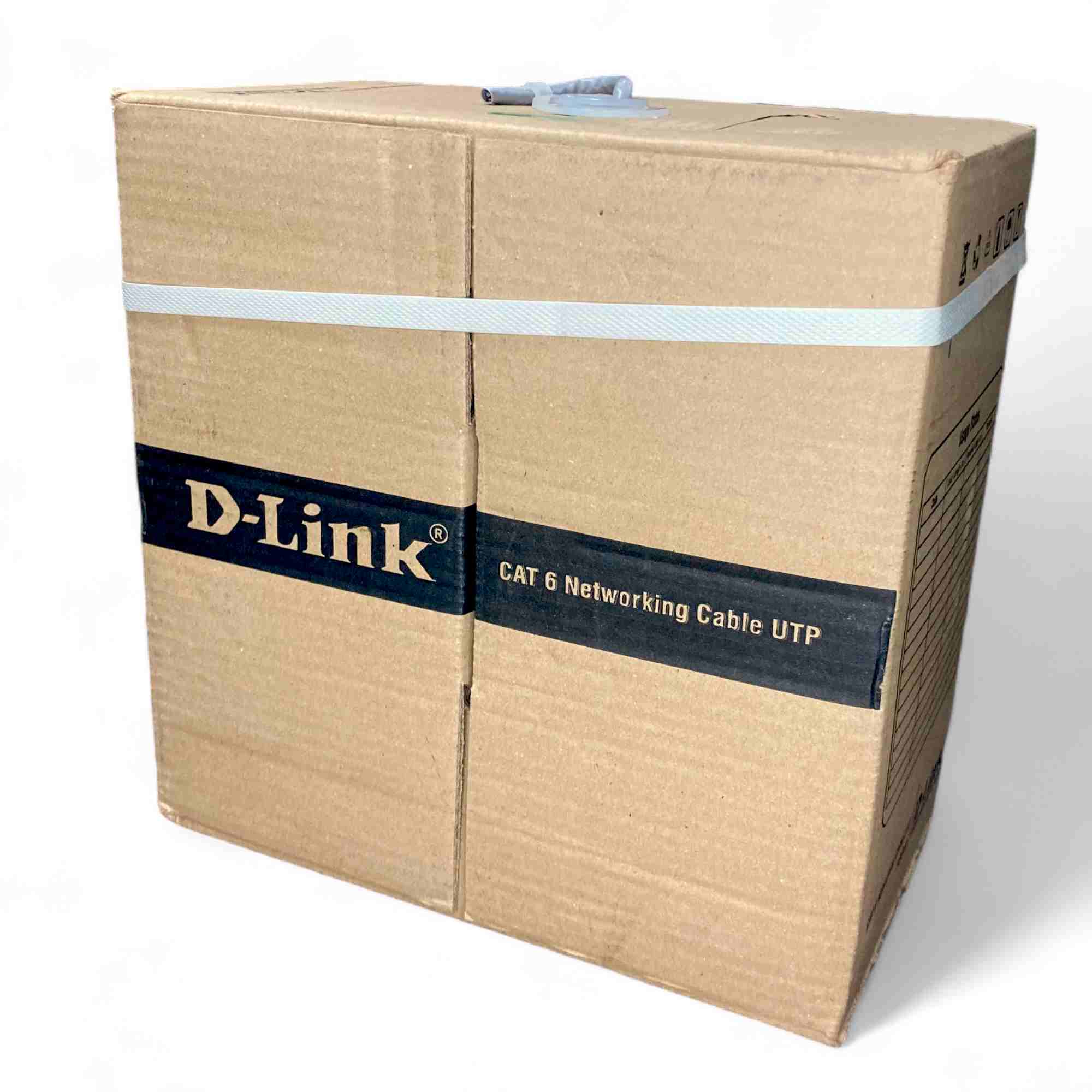 D-Link Cat 6 Networking Cable UTP Outdoor 100 Meters, Grey