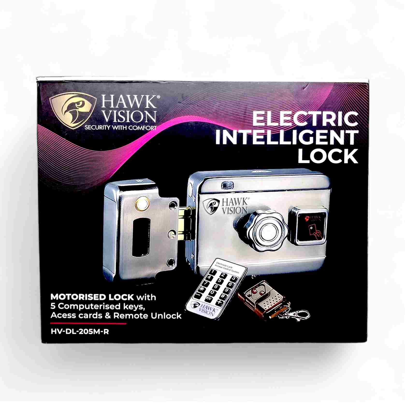 Hawk Vision Stainless Steel Electric Motorized Lock | HV-DL-205M-R